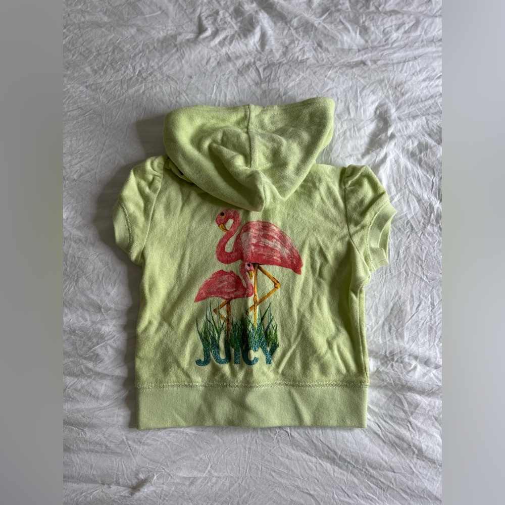 Juicy Couture short sleeve Jacket with Flaming Design size XS 2-3T
